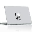 LOVE and Apple - ambiance-sticker.com